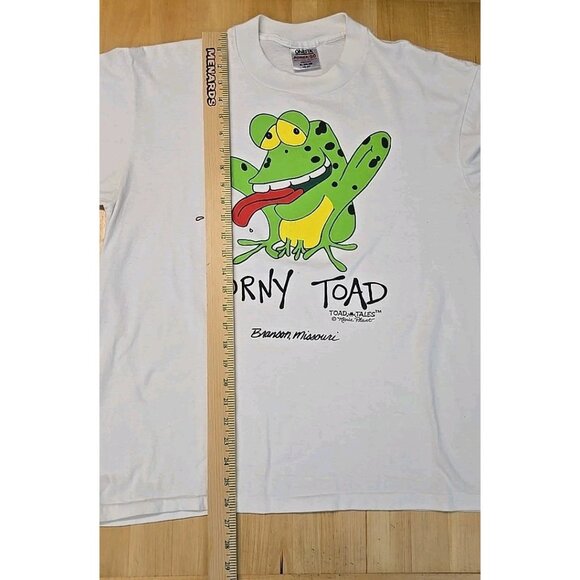 Vintage Horny Toad Single Stitch Tee Shirt Adult Size XL White Branson Missouri - Picture 6 of 8